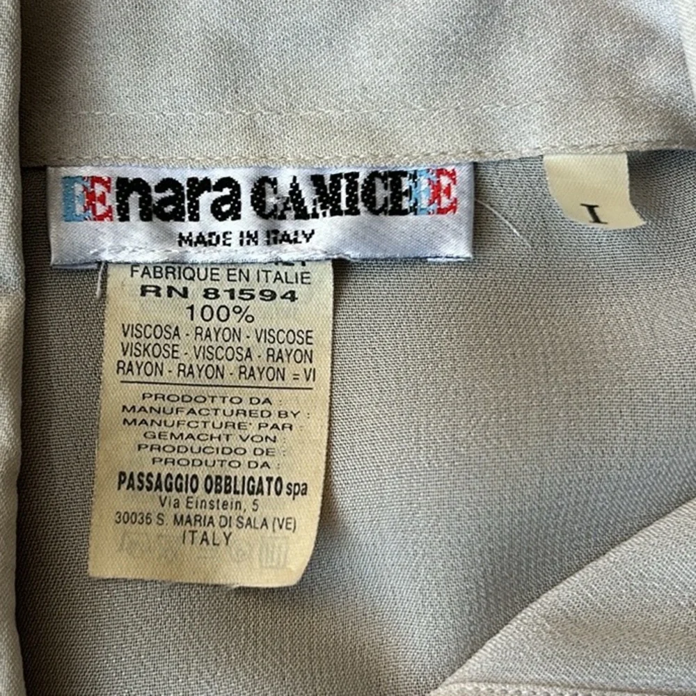 NWOT Vintage never worn Soutache blouse in light grey size 1 (small) - Picture 6 of 6